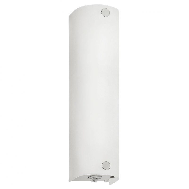 Eglo Seinävalaisin MONO 1x40W E14 valkoinen kytkimellä