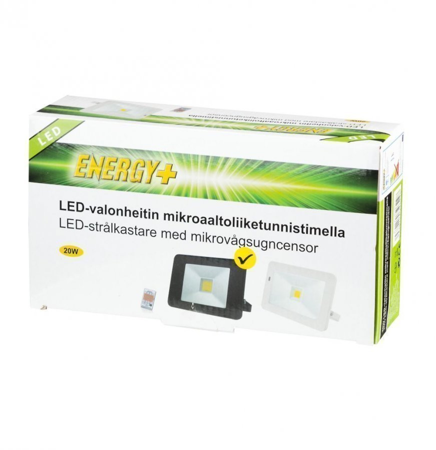 Energy+ Led Valonheitin 20 W Liiketunnistin