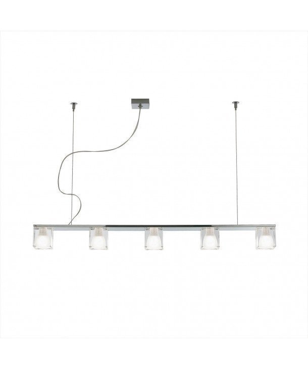 Fabbian Ice Cube S05 Riippuvalaisin Clear