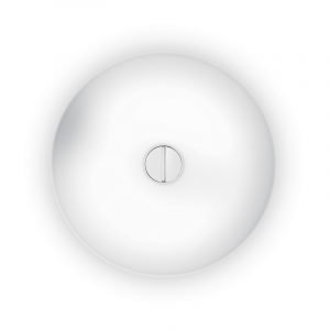Flos Button Katto / Seinävalaisin Opaali / Valkoinen