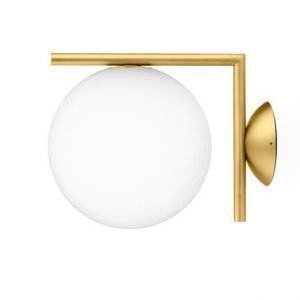 Flos Ic Lights C / W1 Katto / Seinävalaisin Messinki