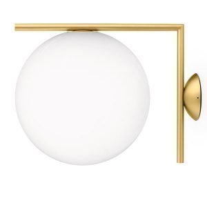 Flos Ic Lights C / W2 Katto / Seinävalaisin Messinki