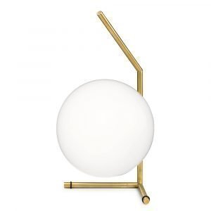 Flos Ic Lights T1 Pöytävalaisin Matala Messinki