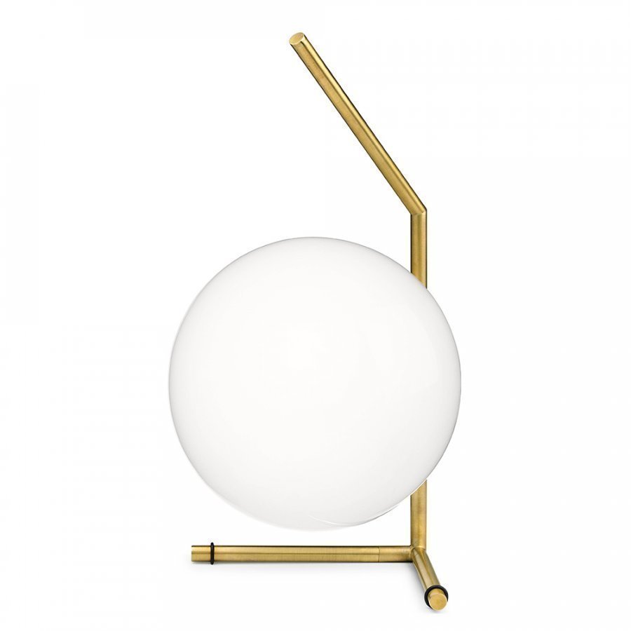 Flos Ic Lights T1 Pöytävalaisin Matala Messinki