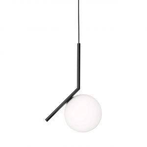 Flos Ic S1 Riippuvalaisin Matta Musta