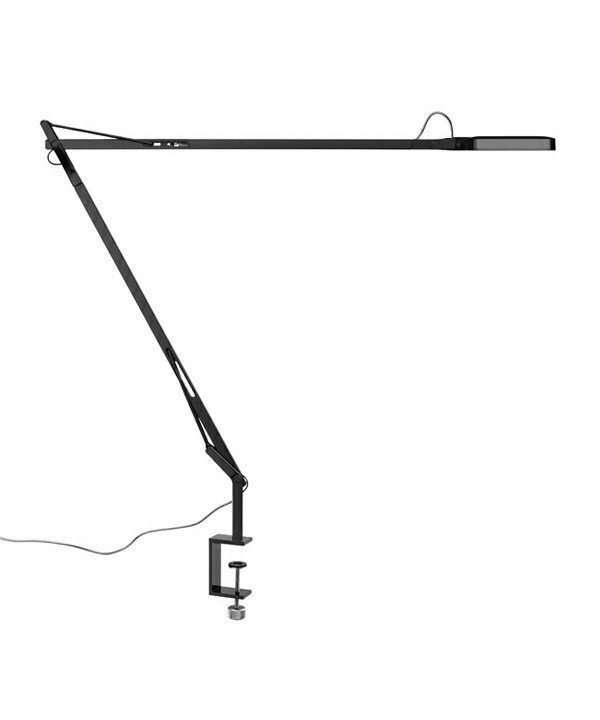 Flos Kelvin Led Pöytävalaisin W / Kiinnike Musta