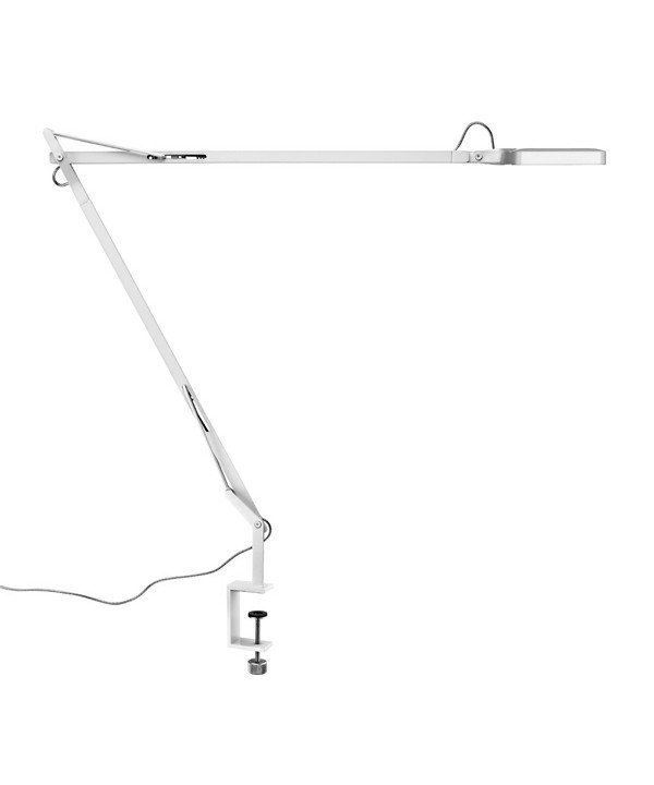 Flos Kelvin Led Pöytävalaisin W / Kiinnike Valkoinen