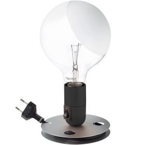 Flos Lampadina Pöytävalaisin Musta