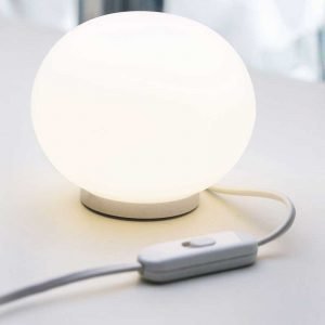 Flos Mini Glo Ball T Pöytävalaisin Valkoinen
