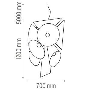 Flos Nebula Riippuvalaisin