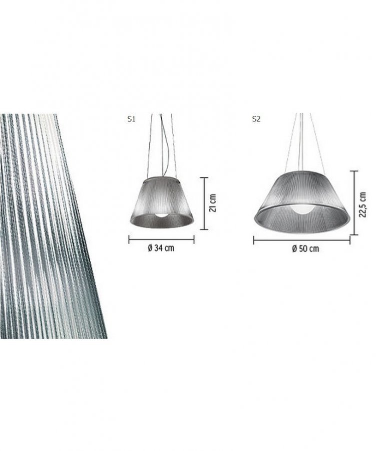 Flos Romeo Moon S1 Riippuvalaisin