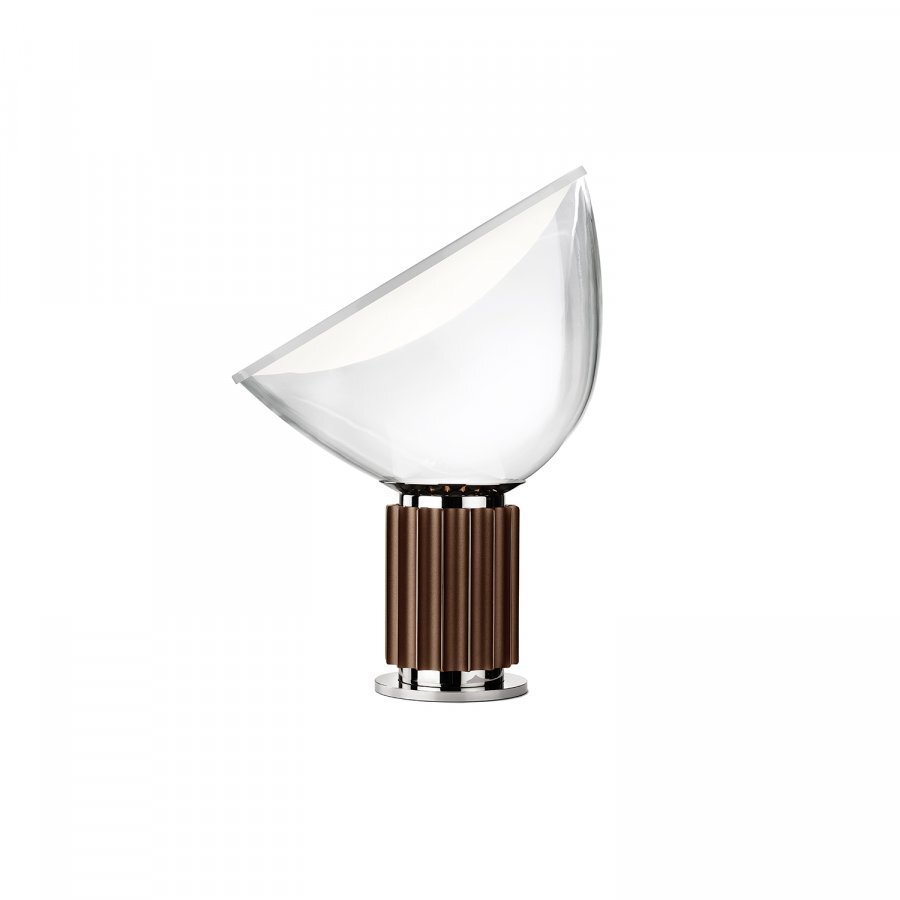 Flos Taccia Led Small Pöytävalaisin Pronssi / Valkoinen