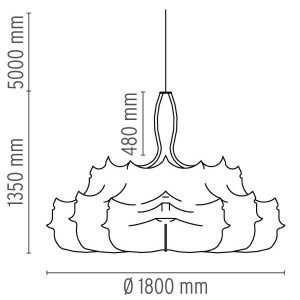 Flos Zeppelin 2 Riippuvalaisin