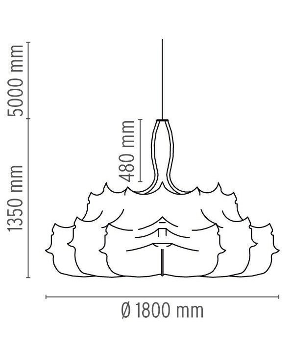 Flos Zeppelin 2 Riippuvalaisin