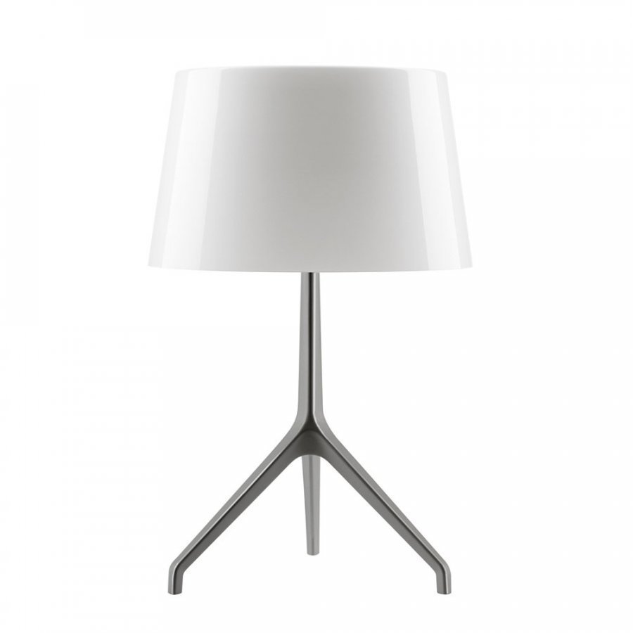 Foscarini Lumiere Pöytävalaisin Xxs Musta Kromi / Valkoinen