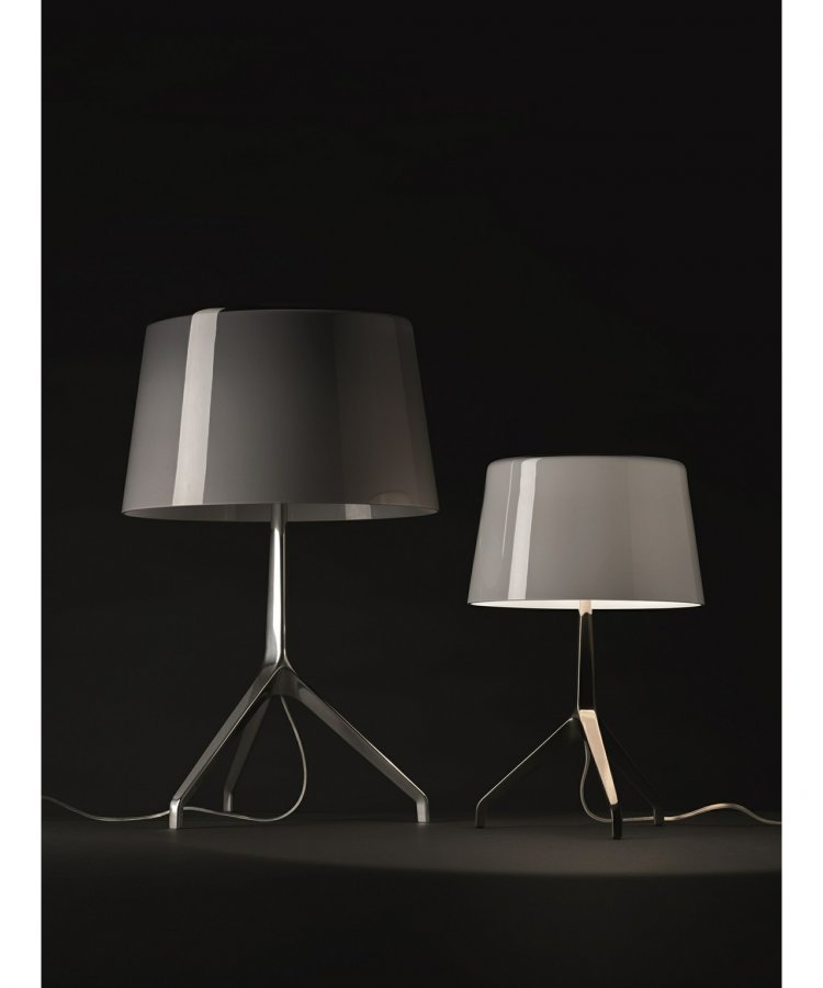 Foscarini Lumiere Xxl Pöytävalaisin Alu / Harmaa