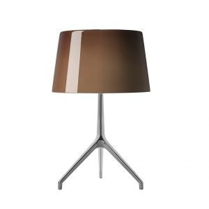 Foscarini Lumiere Xxl Pöytävalaisin Alu / Ruskea