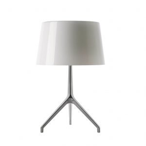 Foscarini Lumiere Xxl Pöytävalaisin Alu / Valkoinen