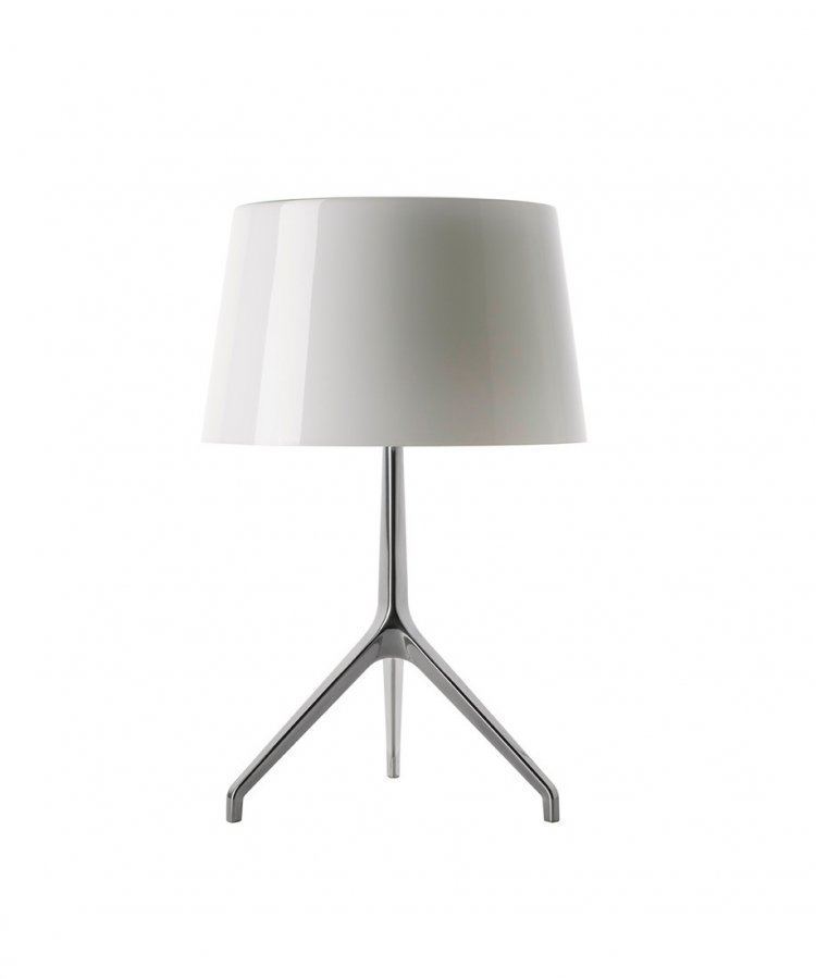 Foscarini Lumiere Xxl Pöytävalaisin Alu / Valkoinen