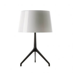 Foscarini Lumiere Xxl Pöytävalaisin Musta Kromi / Valkoinen