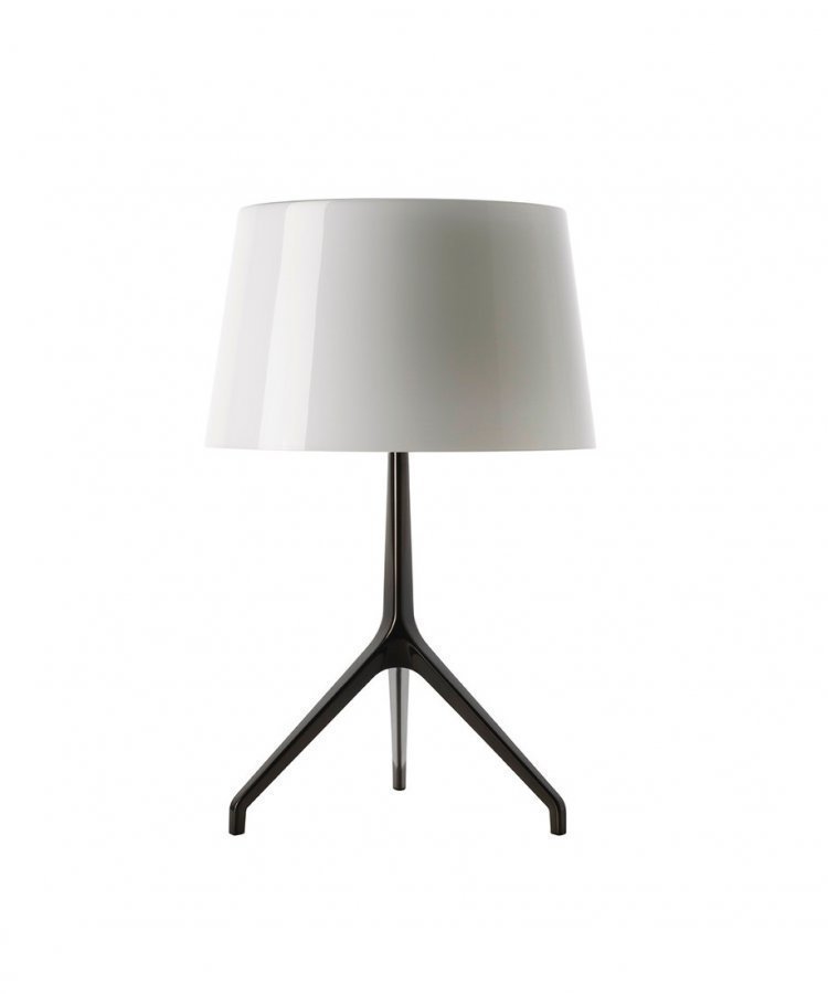 Foscarini Lumiere Xxl Pöytävalaisin Musta Kromi / Valkoinen