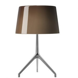Foscarini Lumiere Xxs Pöytävalaisin Alu / Ruskea