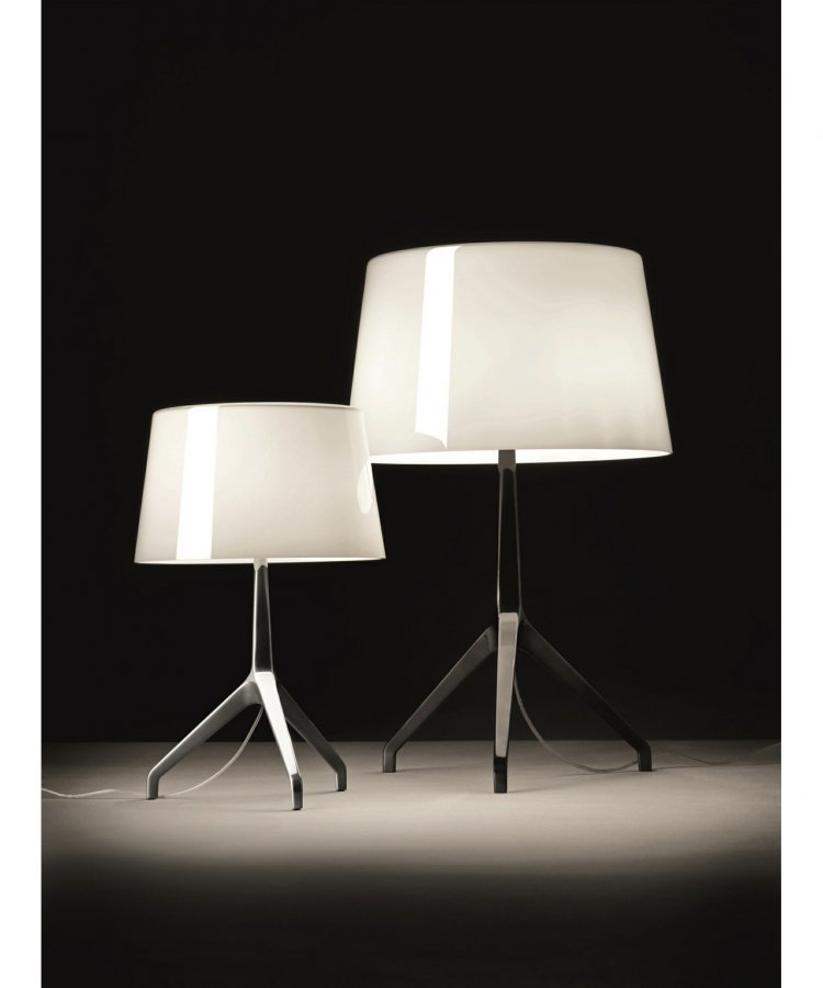 Foscarini Lumiere Xxs Pöytävalaisin Alu / Valkoinen