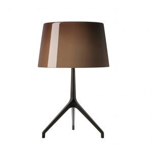 Foscarini Lumiere Xxs Pöytävalaisin Musta Kromi / Ruskea