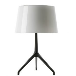 Foscarini Lumiere Xxs Pöytävalaisin Musta Kromi / Valkoinen