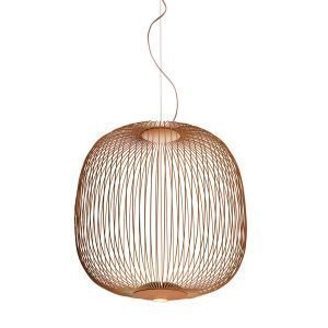 Foscarini Spokes Led 2 Kattovalaisin Himmennin Kupari