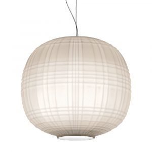 Foscarini Tartan Kattovalaisin Valkoinen