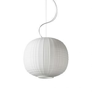 Foscarini Tartan Riippuvalaisin Valkoinen