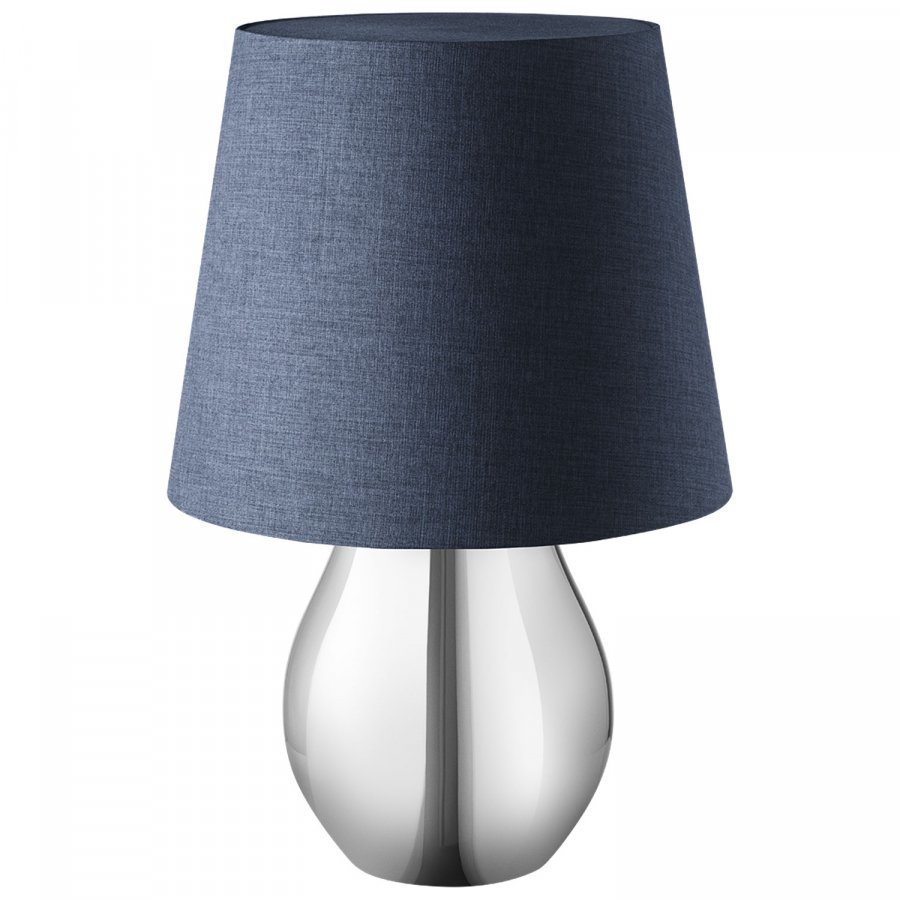 Georg Jensen Cafu Pöytävalaisin Iso Teräs / Sininen