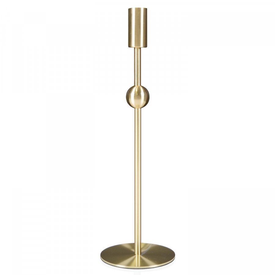 Globen Lighting Astrid Lampunjalka Harjattu Messinki