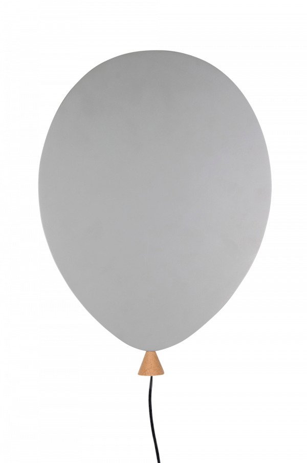 Globen Lighting Balloon Seinävalaisin Harmaa