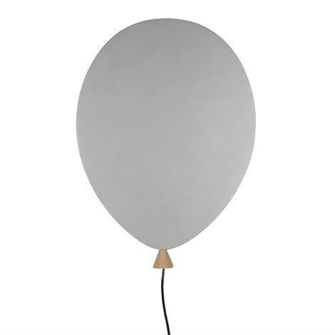 Globen Lighting Balloon Seinävalaisin Harmaa-Saarni