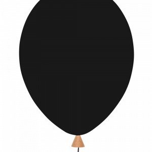 Globen Lighting Balloon Seinävalaisin Musta