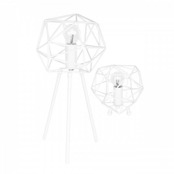 Globen Lighting Diamond Pöytävalaisin Valkoinen