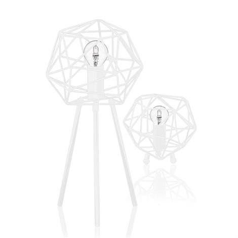 Globen Lighting Diamond Pöytävalaisin Valkoinen