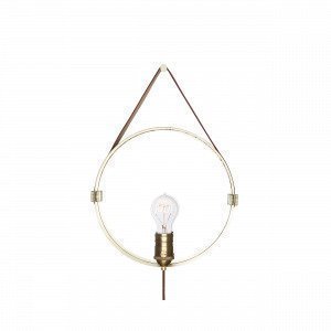 Globen Lighting Hangover Seinävalaisin Messinki