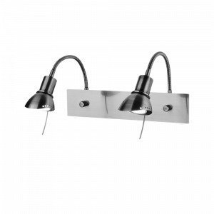 Globen Lighting Ingo 2 Seinävalaisin Harjattu Teräs