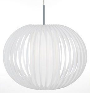 Globen Lighting Kattolamppu Muovi XL Valkoinen / Kromi
