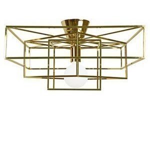 Globen Lighting Kattovalaisin Cube Messinki