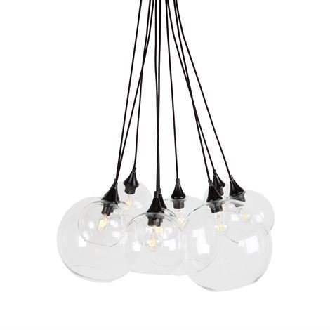 Globen Lighting Pallas Kattovalaisin Kirkas-Musta