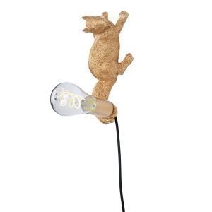 Globen Lighting Puff Seinävalaisin Messinki