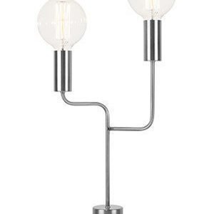 Globen Lighting Pöytävalaisin Bright Duo Antiikkinen hopea