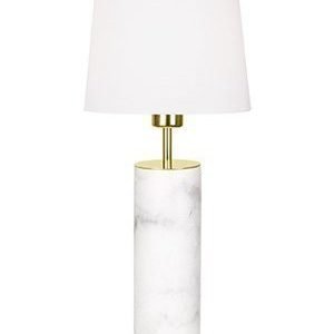 Globen Lighting Pöytävalaisin Carrara Valkoinen