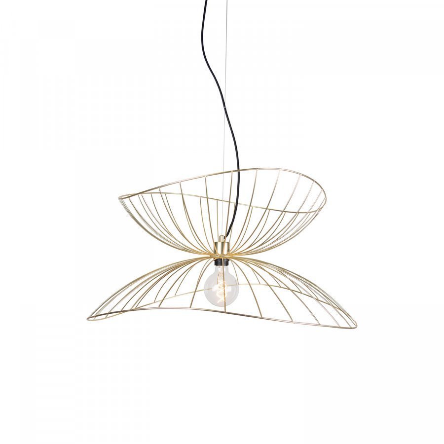 Globen Lighting Ray Riippuvalaisin Harjattu Messinki