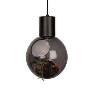Globen Lighting Riippuvalaisin Mini Hole Savu / Matta Musta