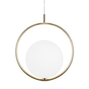 Globen Lighting Saint Riippuvalaisin Messinki